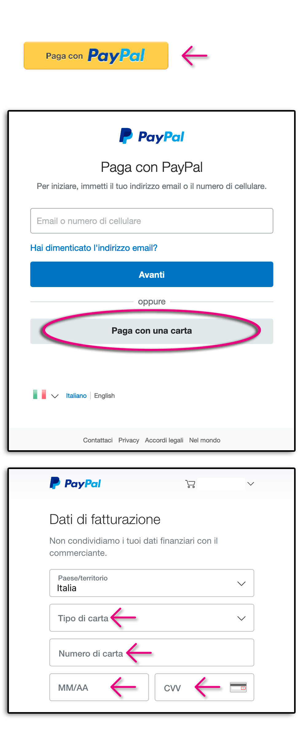 Paga con carta